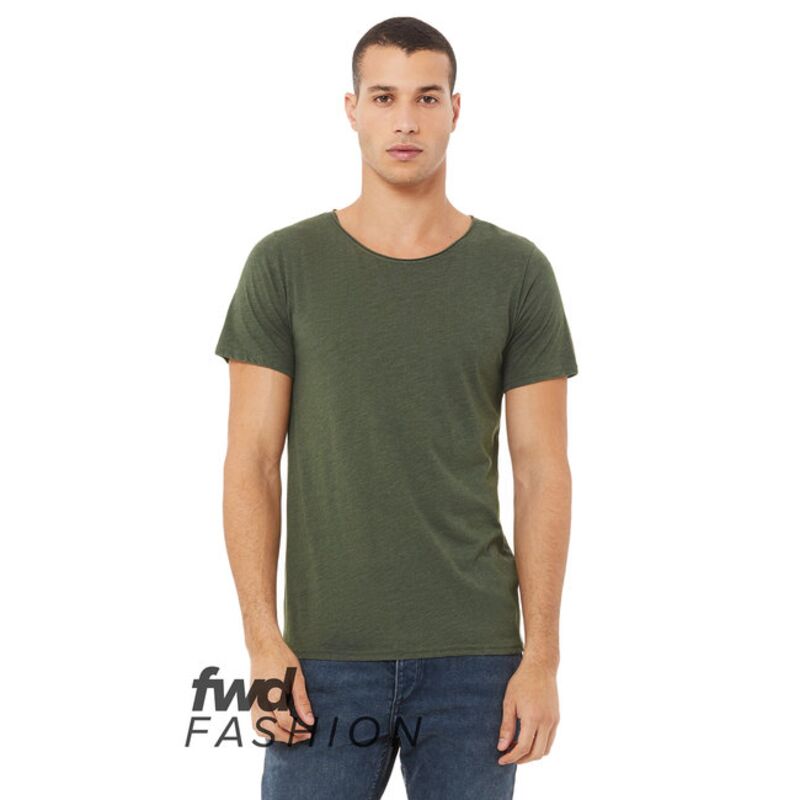 FWD Fashion Unisex Triblend Raw Neck T-Shirt Thumbnail
