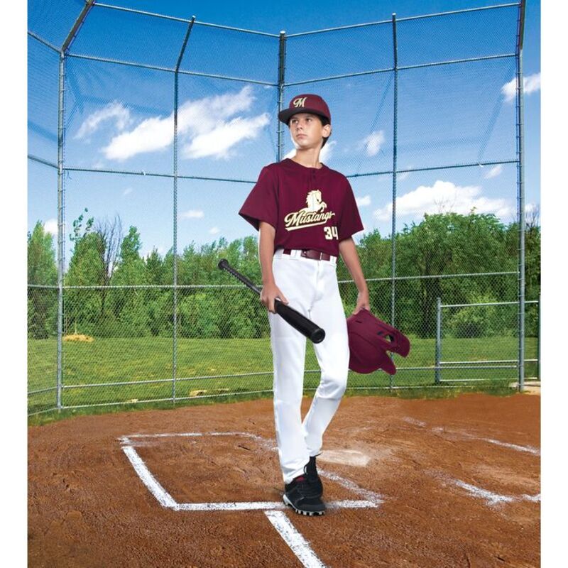 Youth Performance Two-Button Solid Jersey Thumbnail