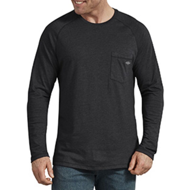 Men's Tall Temp-iQ Performance Cooling Long Sleeve Pocket T-Shirt Thumbnail