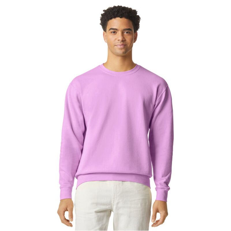 Unisex Lightweight Cotton Crewneck Sweatshirt Thumbnail