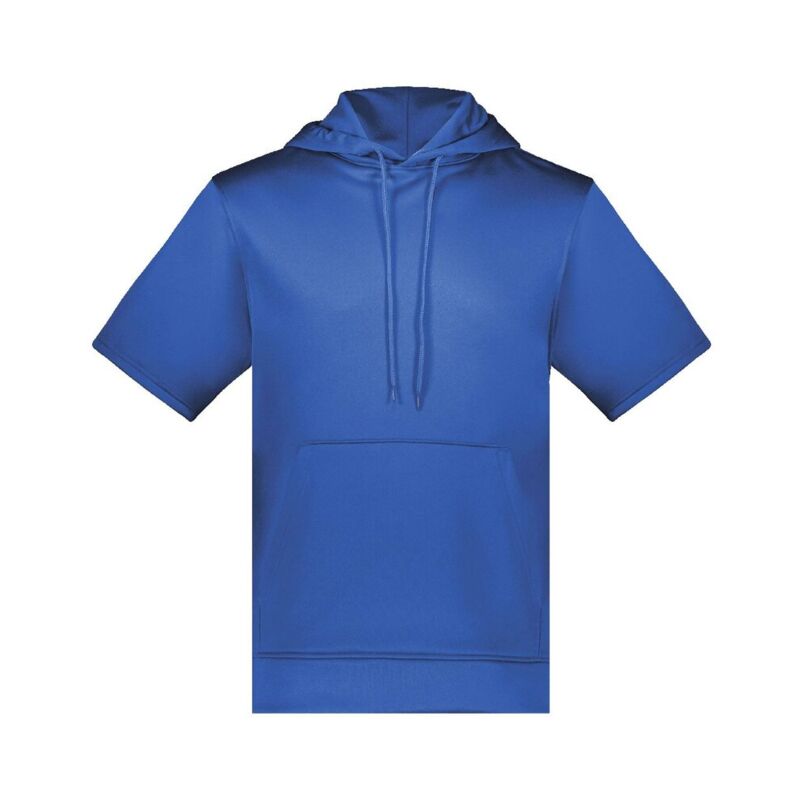 Unisex Fleece Short Sleeve Hooded Pullover Thumbnail