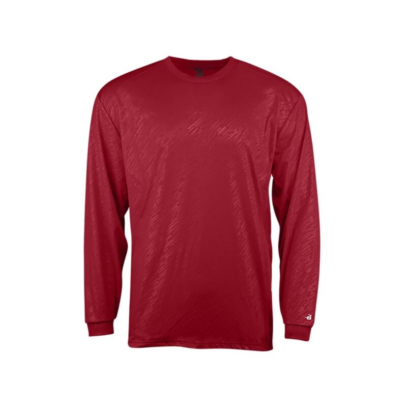 Youth Line Embossed Long Sleeve T-Shirt Thumbnail