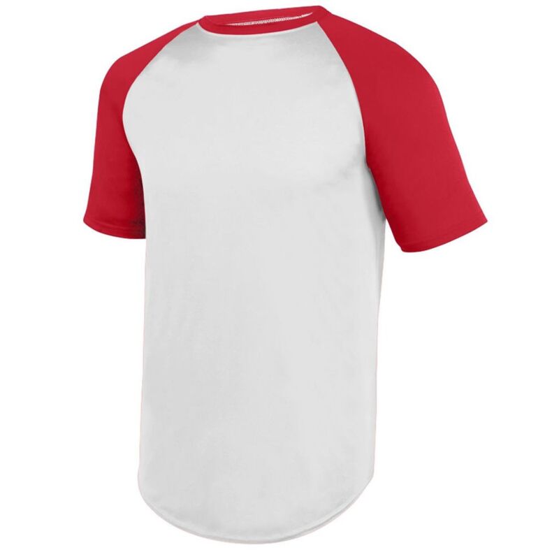 Unisex Wicking Short Sleeve Baseball Jersey Thumbnail