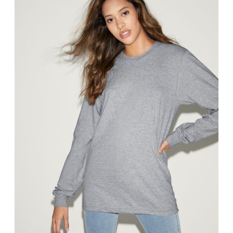 Fine Jersey Unisex Long Sleeve T-Shirt Thumbnail