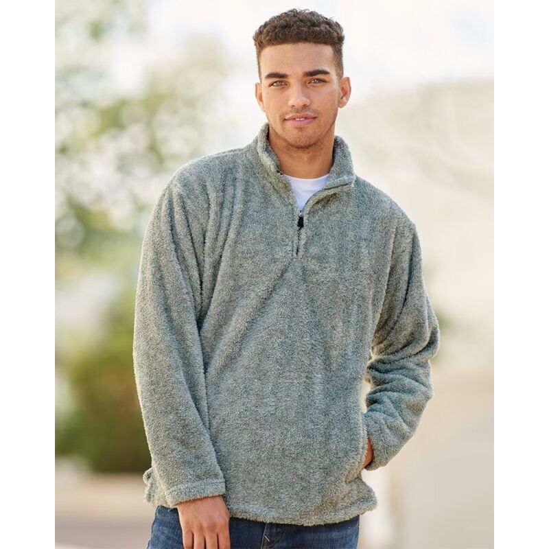 Unisex Boundary Shag Frosty Sherpa Quarter-Zip Pullover Thumbnail