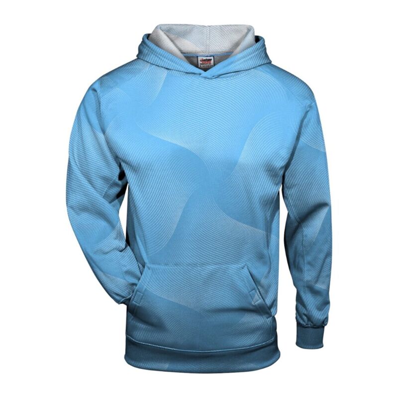 Youth Warp Hooded Long Sleeve T-Shirt Thumbnail