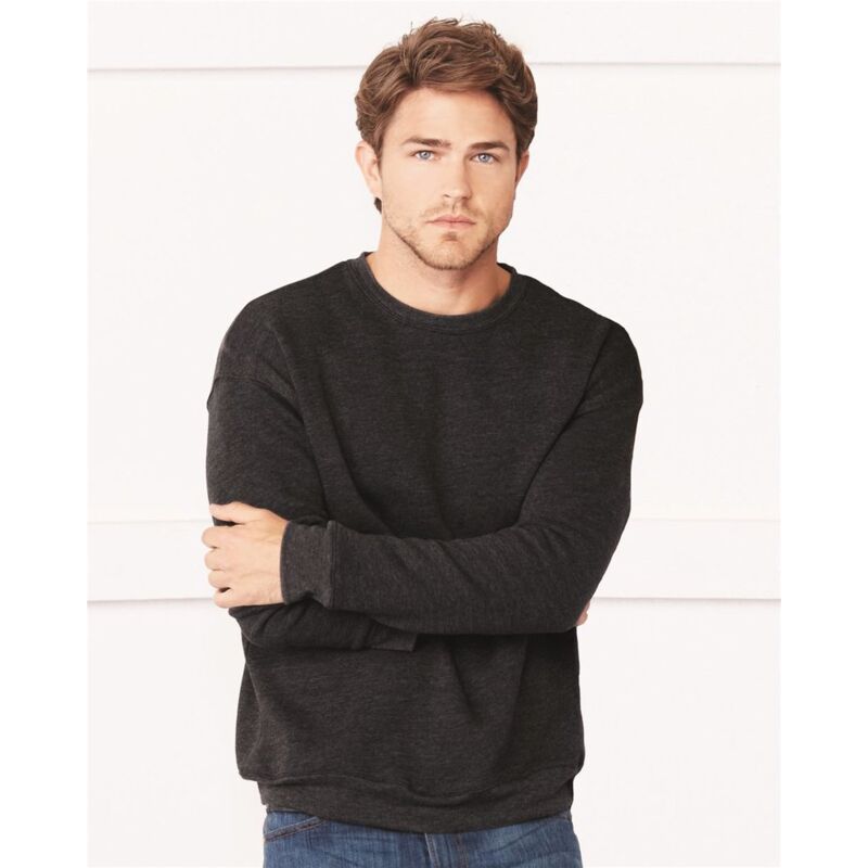 Sponge Fleece Drop Shoulder Crewneck Sweatshirt Thumbnail