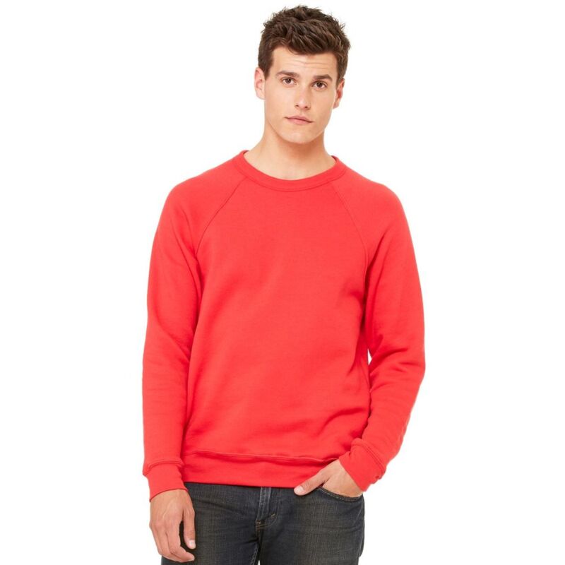 Sponge Fleece Raglan Crewneck Sweatshirt NAME Thumbnail