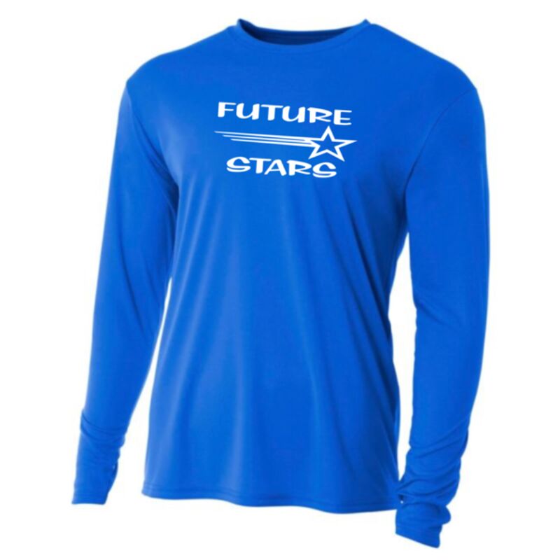 Future Stars - Cooling Performance Long Sleeve Crew - White Logo Thumbnail
