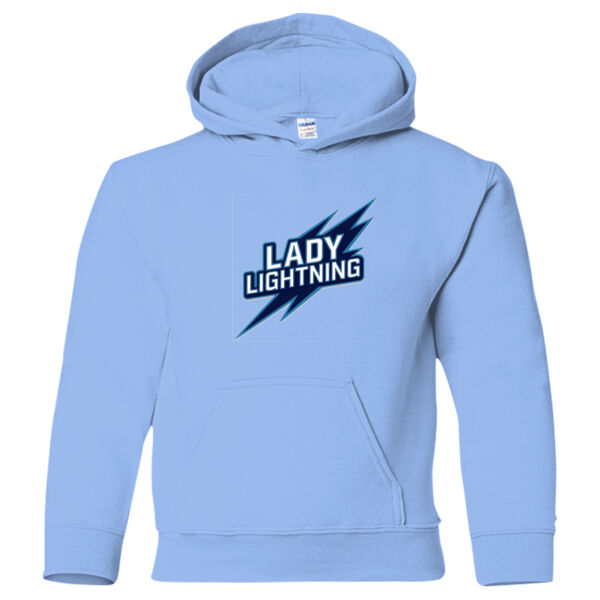 Lady Lightning - Heavy Blend™ Youth Hooded Sweatshirt  Thumbnail