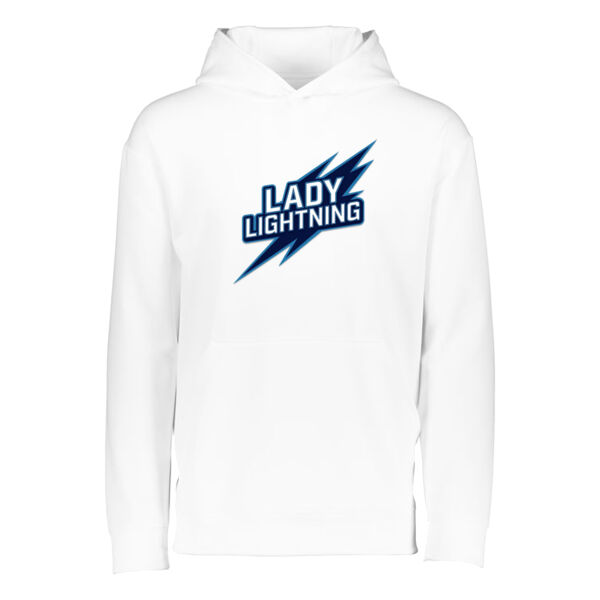 Lady Lightning - Youth Wicking  Fleece Hoodie Thumbnail